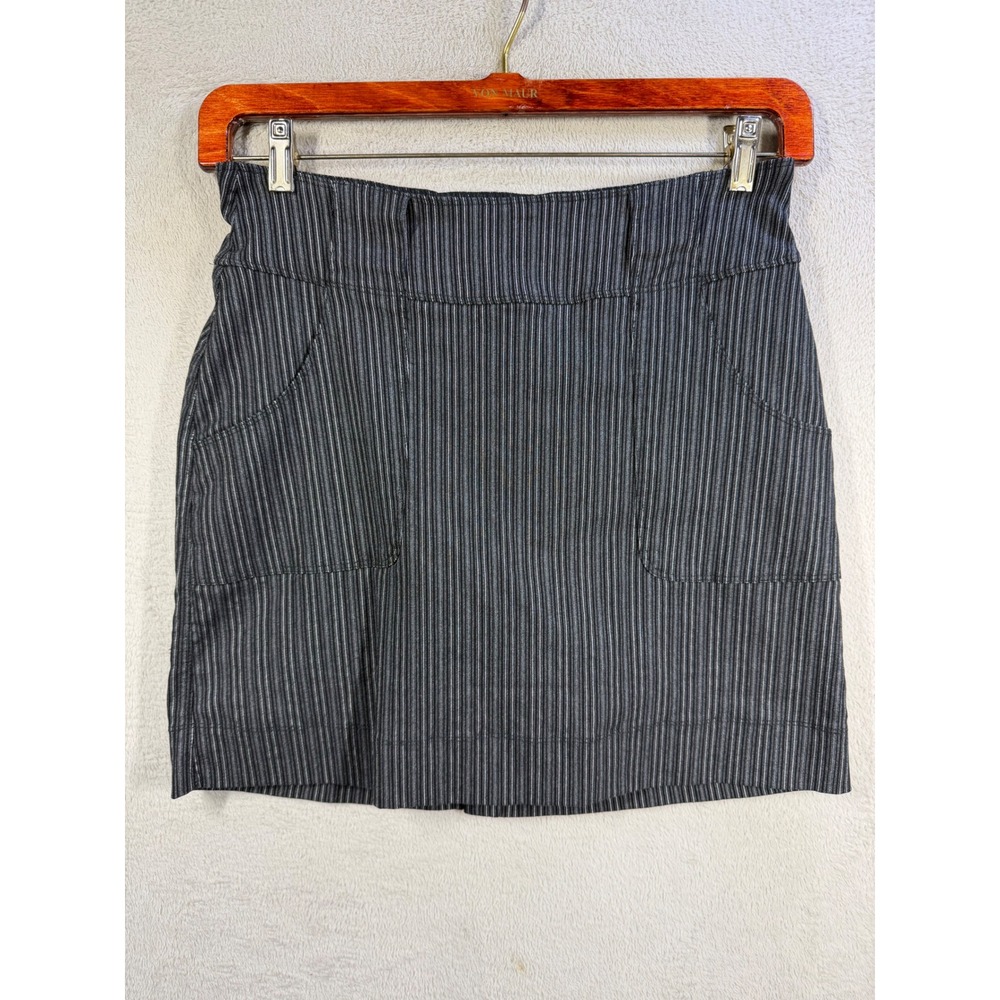 Jofit Golf Skort Womens M Grey Pinstripe Athletic Activewear Tennis Skirt